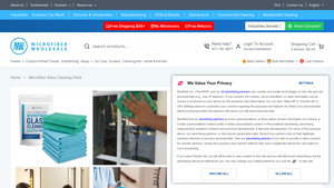 Microfiber Wholesale - Streak Free Microfiber Glass Cloths