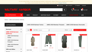 Military Harbor - WWI German Uniforms
