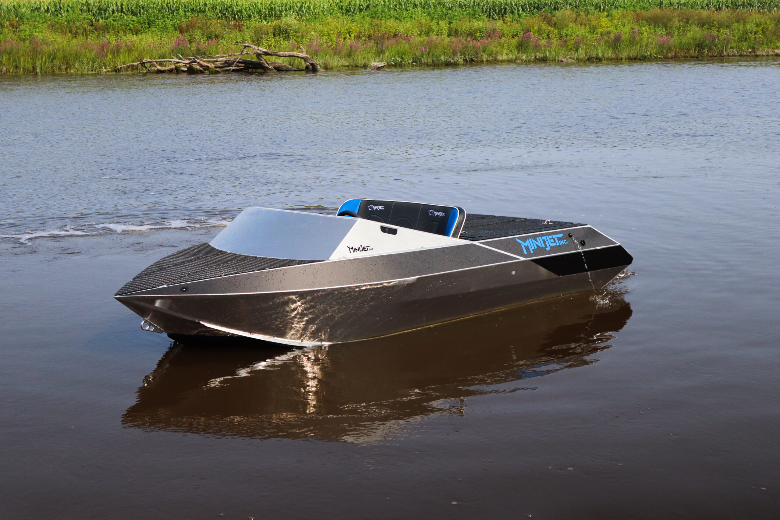 A relevant stock photo of mini jet boat for sale in a typical setting.