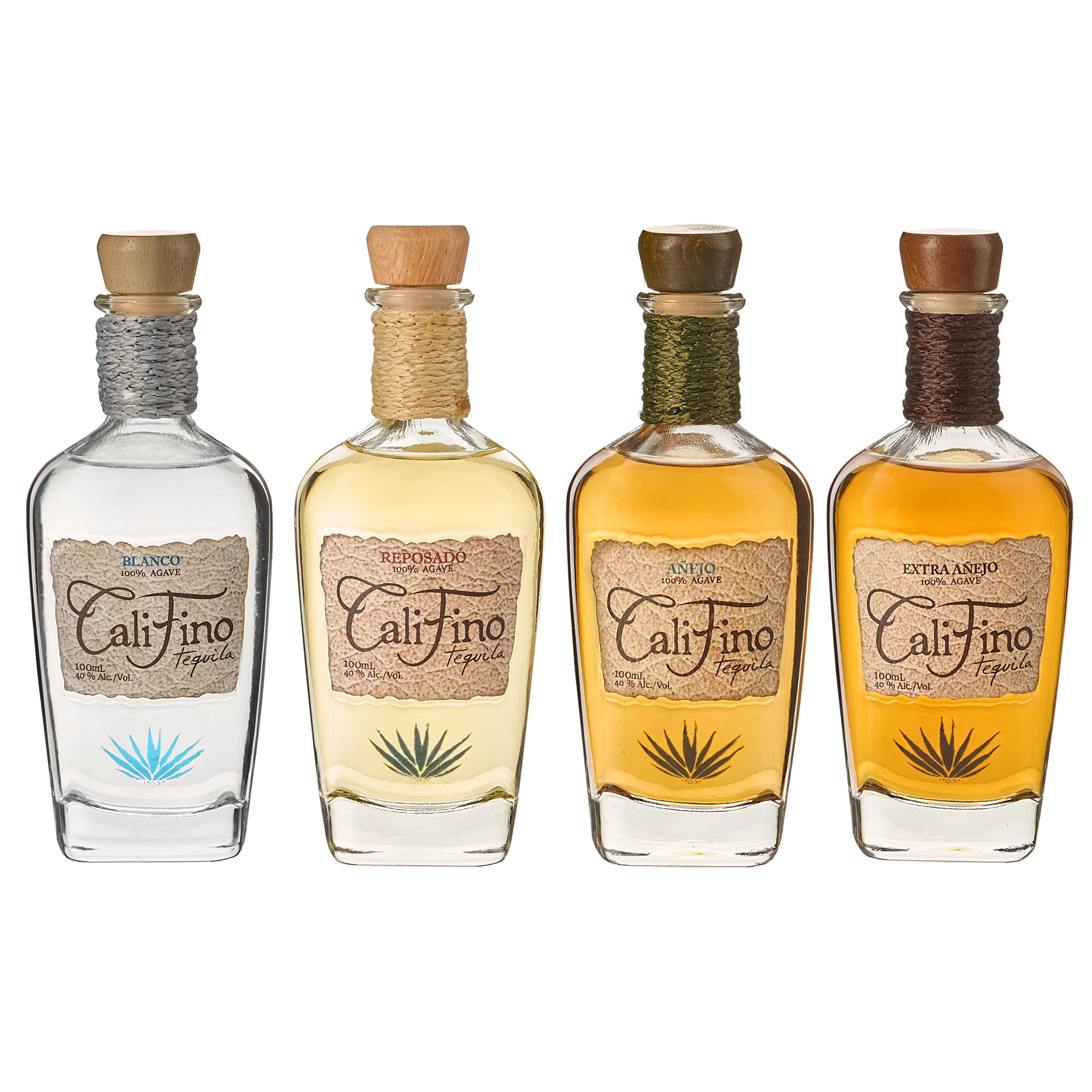 A relevant stock photo of mini tequila bottles in a typical setting.