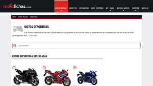 Motofichas - Motos Deportivas
