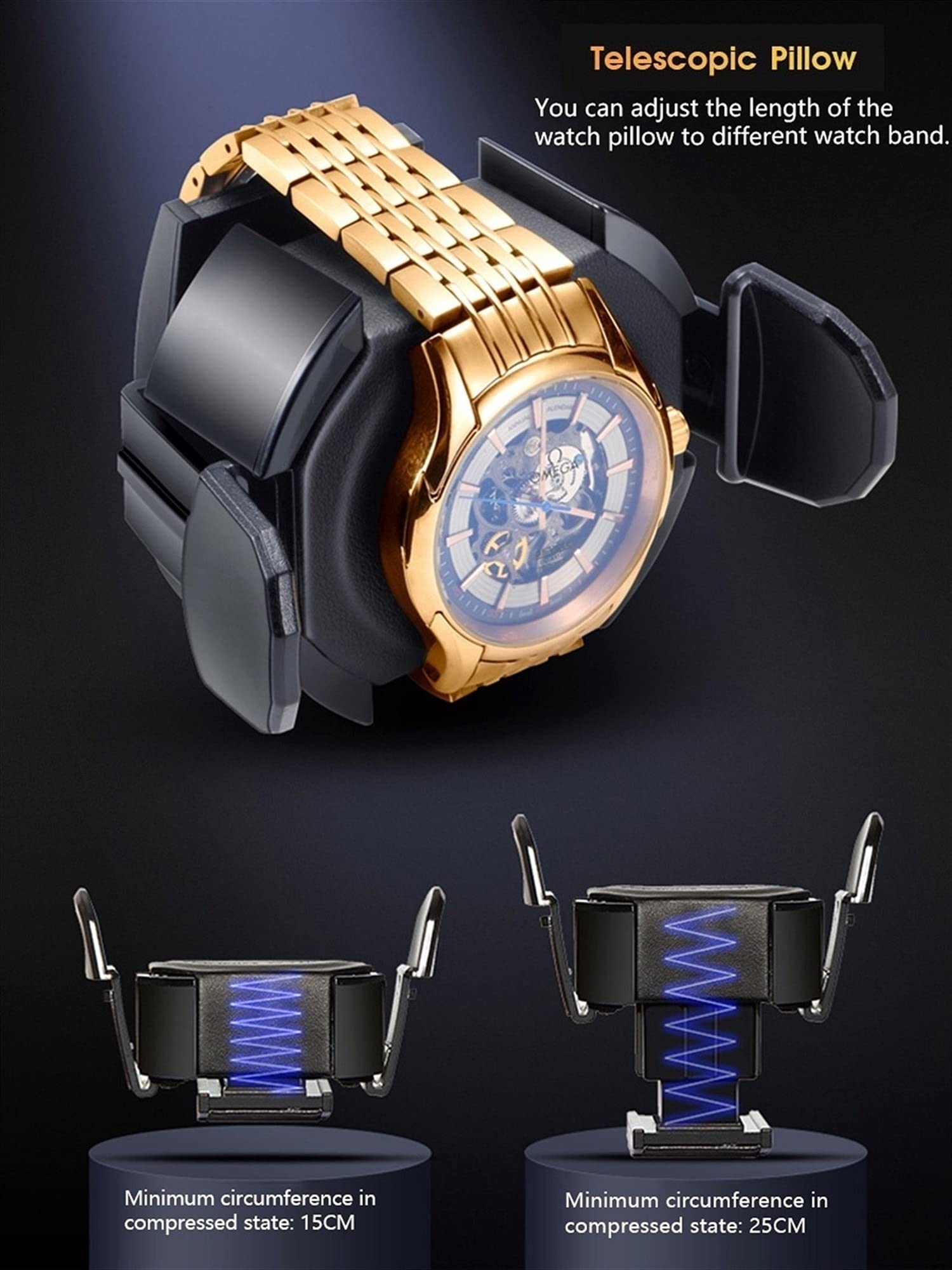 A relevant stock photo of movable watch in a typical setting.