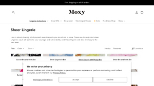 Moxy Intimates - Sheer Lingerie Sets