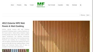 MyFullDecor - Exterior WPC Fluted Wall Panels