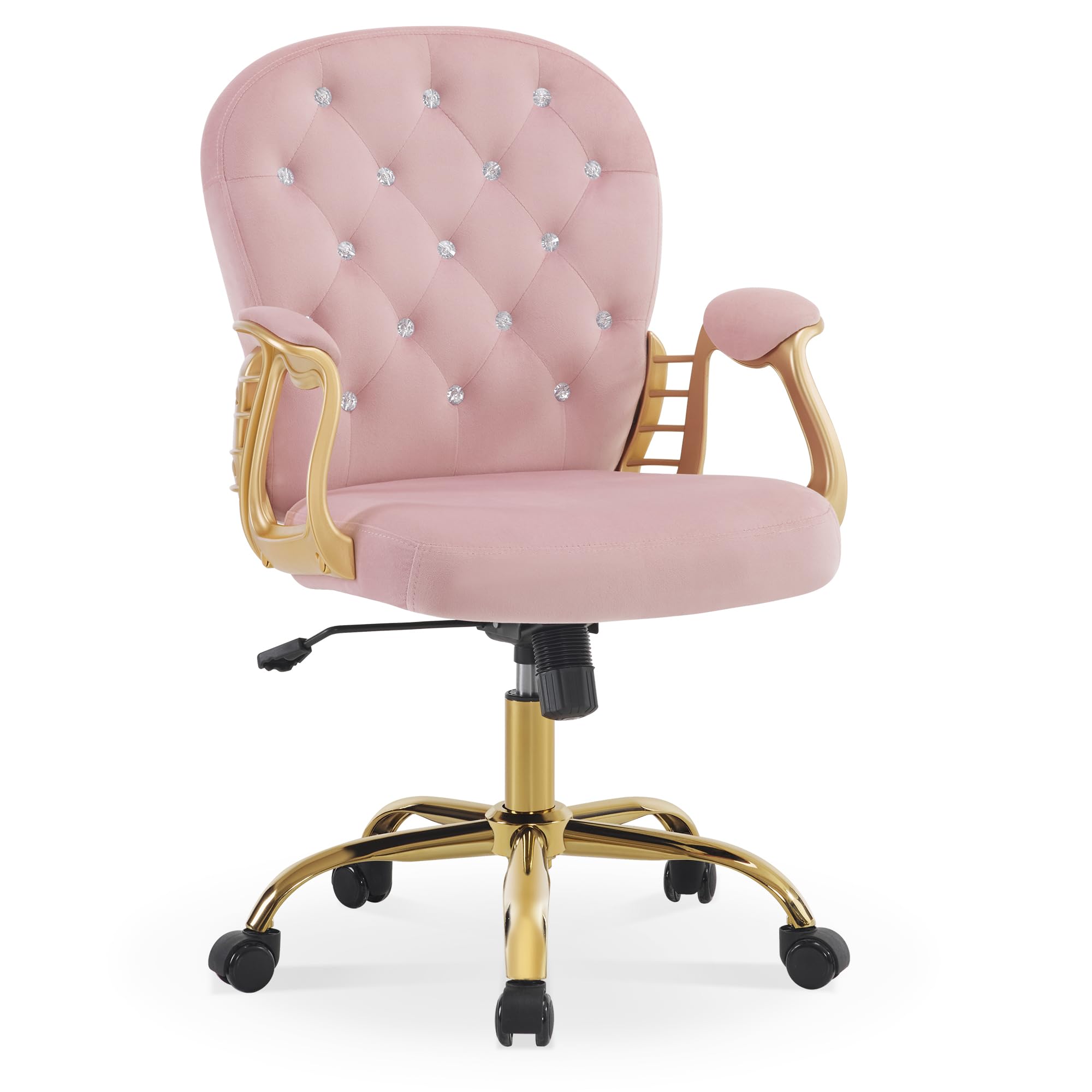 A relevant stock photo of nail technician chair in a typical setting.