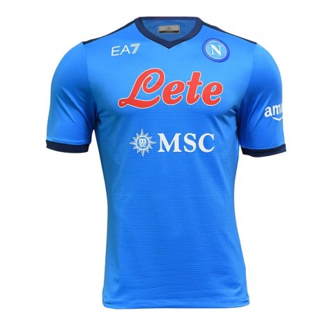 A relevant stock photo of napoli jersey in a typical setting.