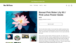 New Hill Farms - Bonsai Pink Water Lily Kit