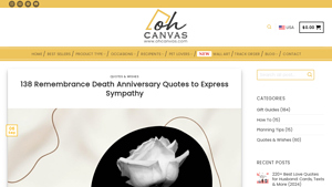 OhCanvas - Remembrance Quotes & Sympathy Gifts