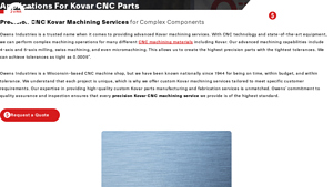 Owens Industries - Kovar Precision CNC Machining