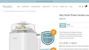 Papablic - Baby Bottle Washer Sterilizer and Dryer