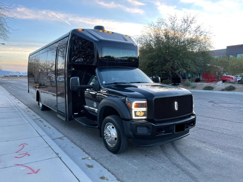 A relevant stock photo of party bus for sale in a typical setting.