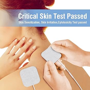 A relevant stock photo of patches for tens machine in a typical setting.
