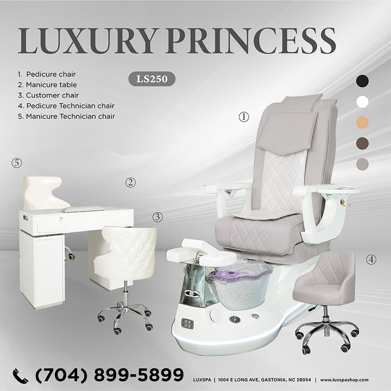 A relevant stock photo of pedicure chair package deals in a typical setting.