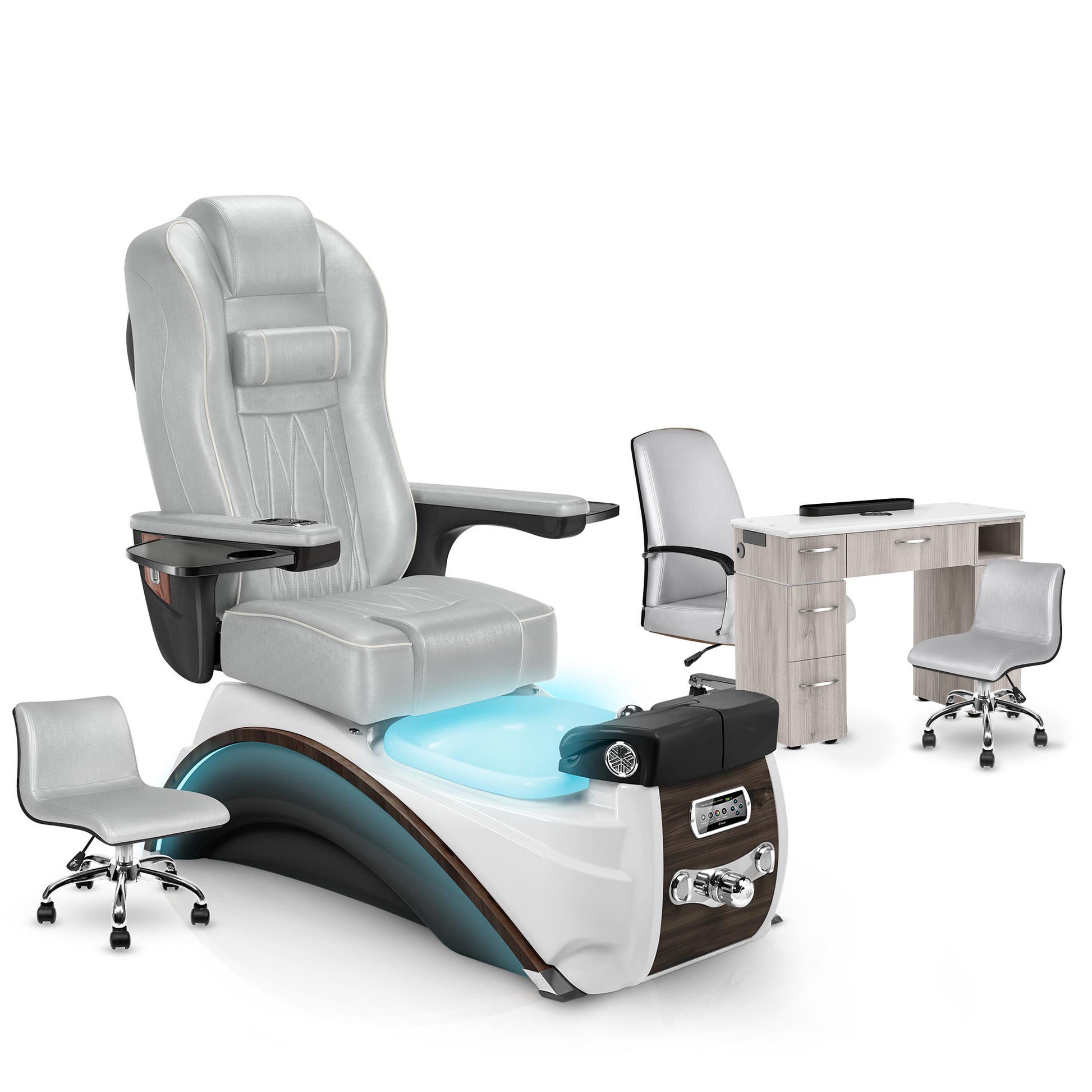 A relevant stock photo of pedicure chair package deals in a typical setting.