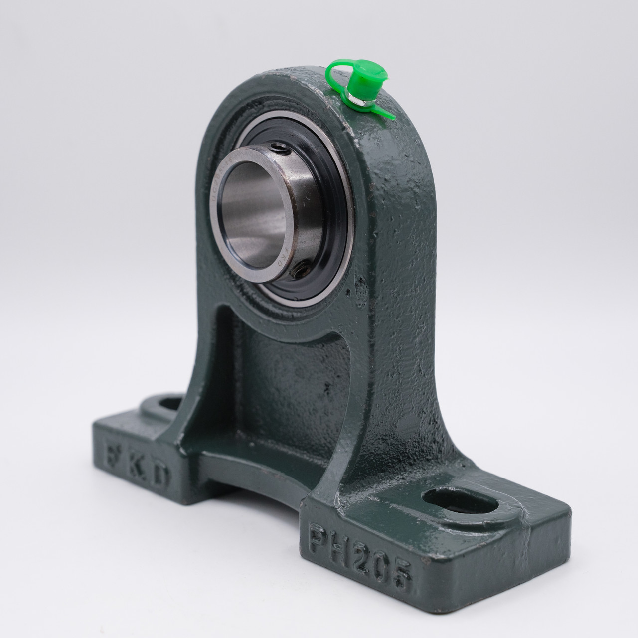 A relevant stock photo of pillow block bearing in a typical setting.