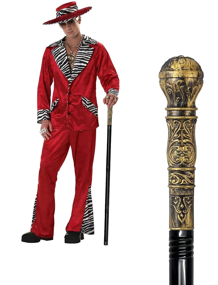 A relevant stock photo of pimp cane in a typical setting.