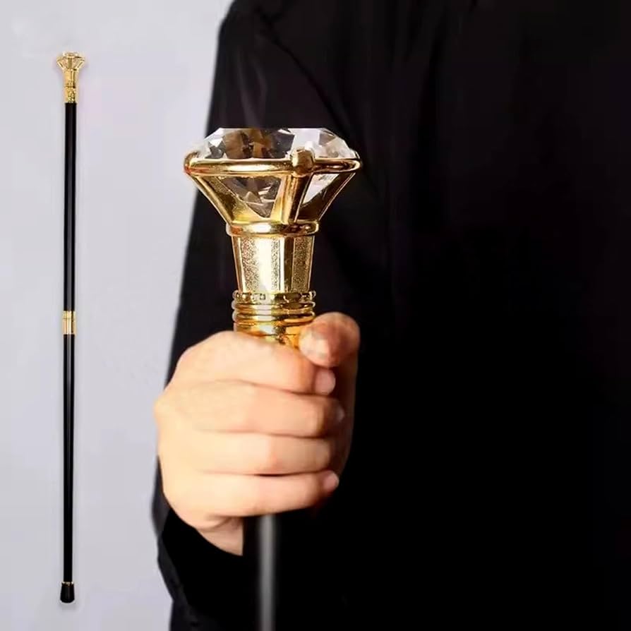 A relevant stock photo of pimp cane in a typical setting.