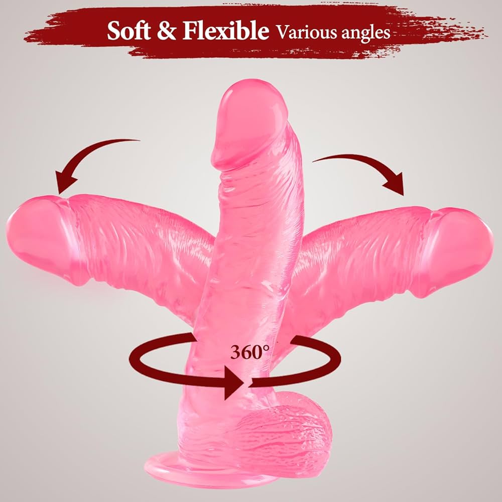 A relevant stock photo of pink dildo in a typical setting.