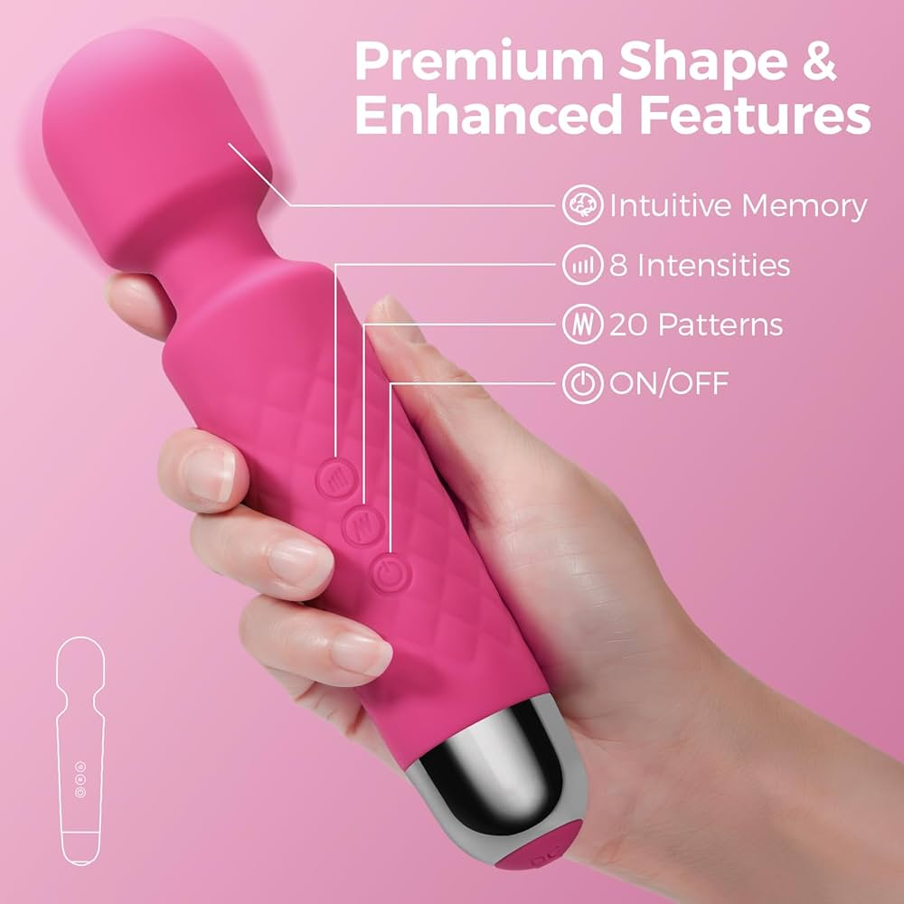 A relevant stock photo of pink vibrator in a typical setting.