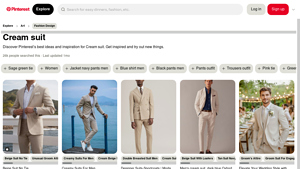 Pinterest - Cream Suit Collection