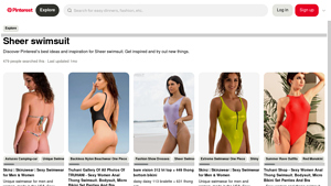 Pinterest - Unique Sheer Swimwear