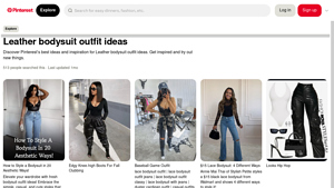 Pinterest - Leather Bodysuit Outfit Ideas