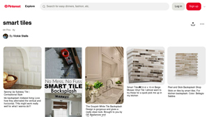 Pinterest - Smart Tile Backsplash
