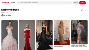 Pinterest - Diamond Dress Collection