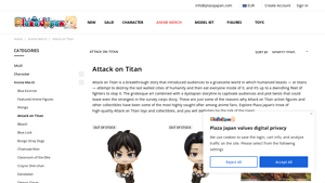 Plaza Japan - Attack on Titan Action Figures