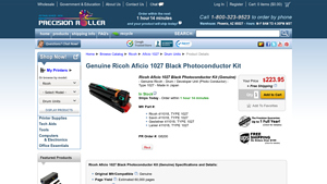 Ricoh - Aficio 1027 Black Photoconductor Kit