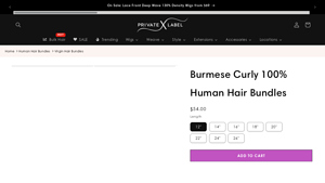 Private Label Extensions - Burmese Curly Bundles