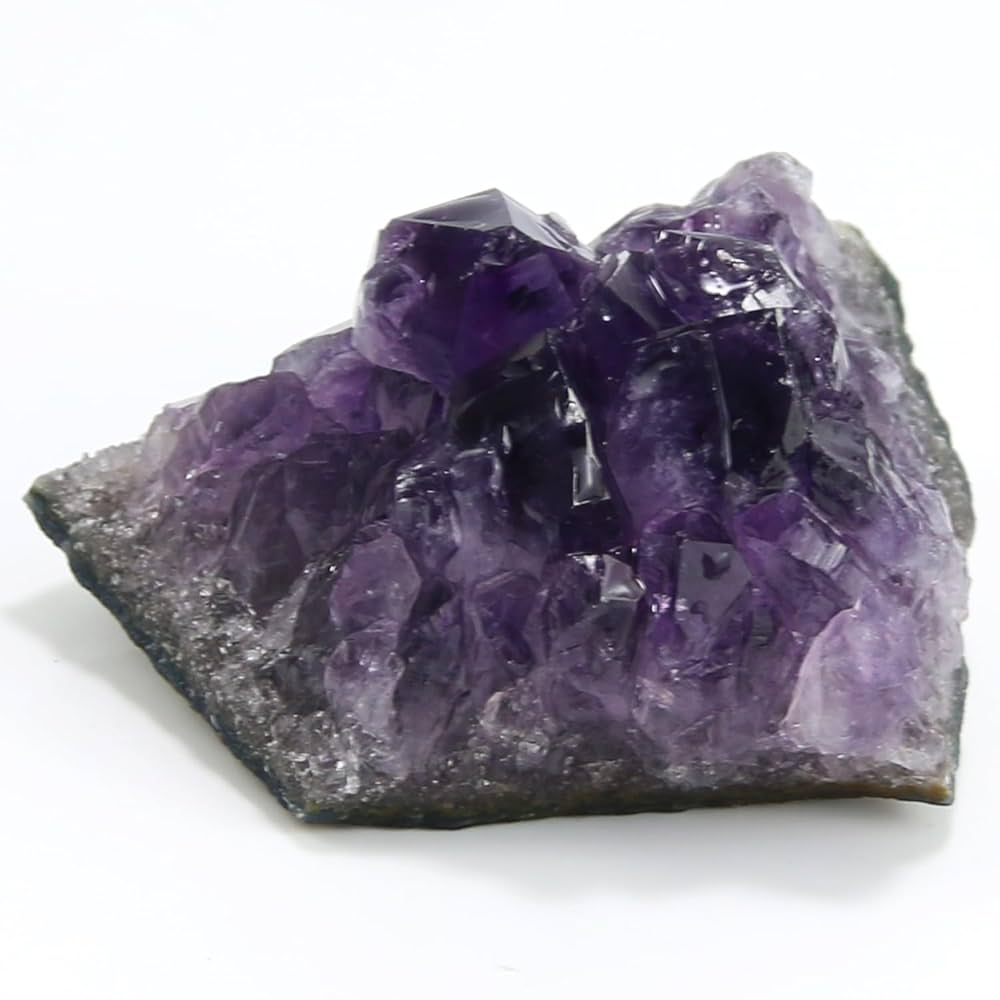 A relevant stock photo of purple stones in a typical setting.