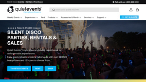 Quiet Events - Silent Disco Headphones