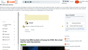 Costco - 60lb Honey Bucket