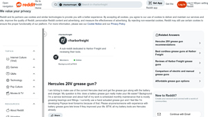 Hercules - 20V Grease Gun