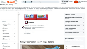 Candy Floss - Sugar Sourcing Options