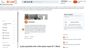 Reddit - Fiberglass Repair Kit for Automotive Bodywork