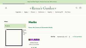 Renee's Garden - Saffron Crocus Bulbs