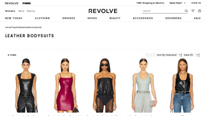 Revolve - Faux Leather Bodysuits