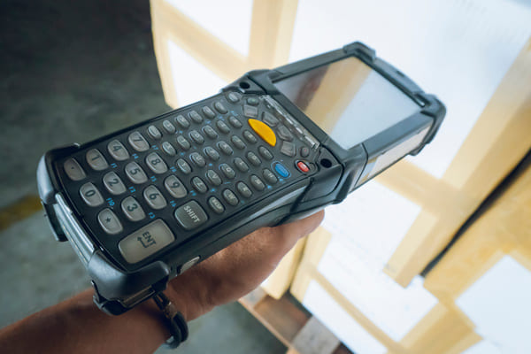 A relevant stock photo of rf scanner in a typical setting.