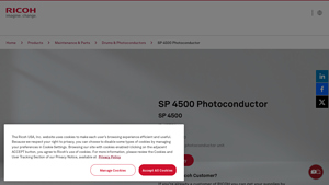 Ricoh - SP 4500 Photoconductor