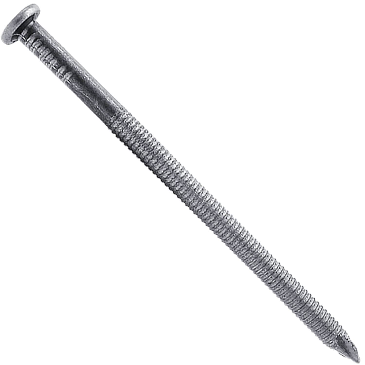 A relevant stock photo of ring shank nails in a typical setting.