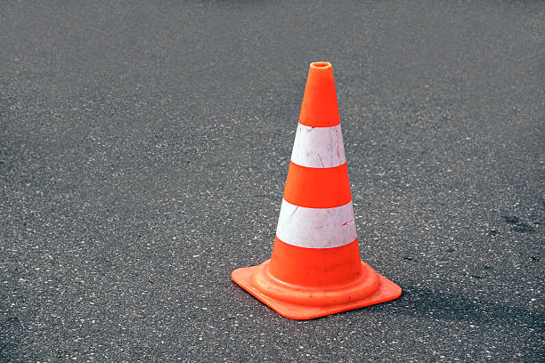 A relevant stock photo of road pylon in a typical setting.
