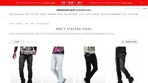 Rockstar Original - Men's Stacked Jeans