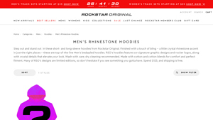 Rockstar Original - Rhinestone Hoodies