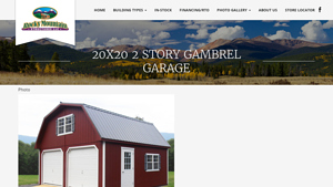 Rocky Mountain Sheds - 20x20 Gambrel Garage