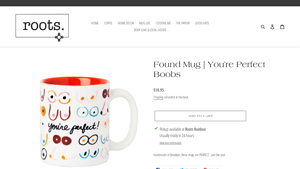Found - You're Perfect Boobs Mug