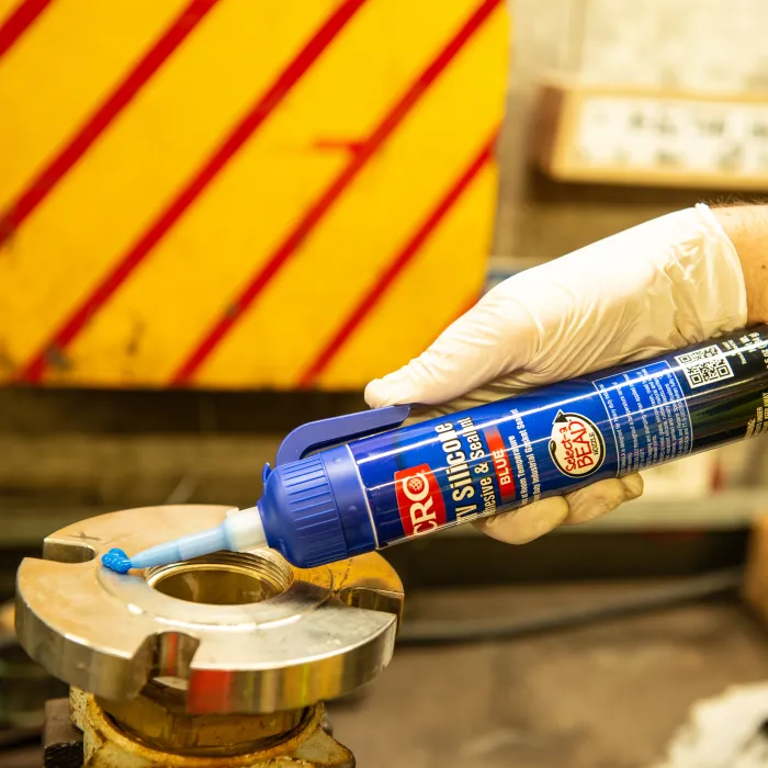 A relevant stock photo of rtv sealant in a typical setting.