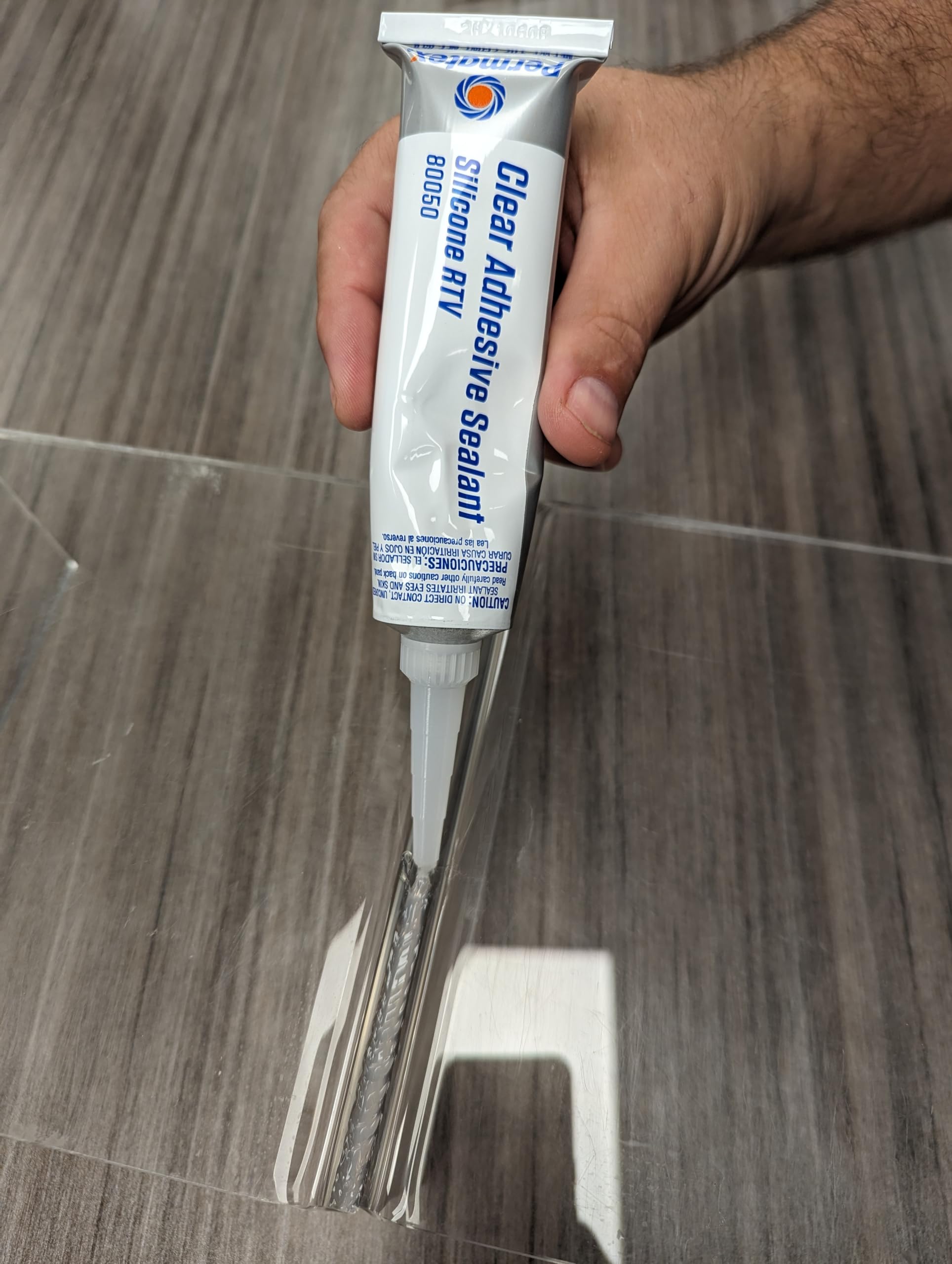 A relevant stock photo of rtv sealant in a typical setting.