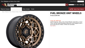 Rugged Ridge - Fuel Bronze Unit Wheels